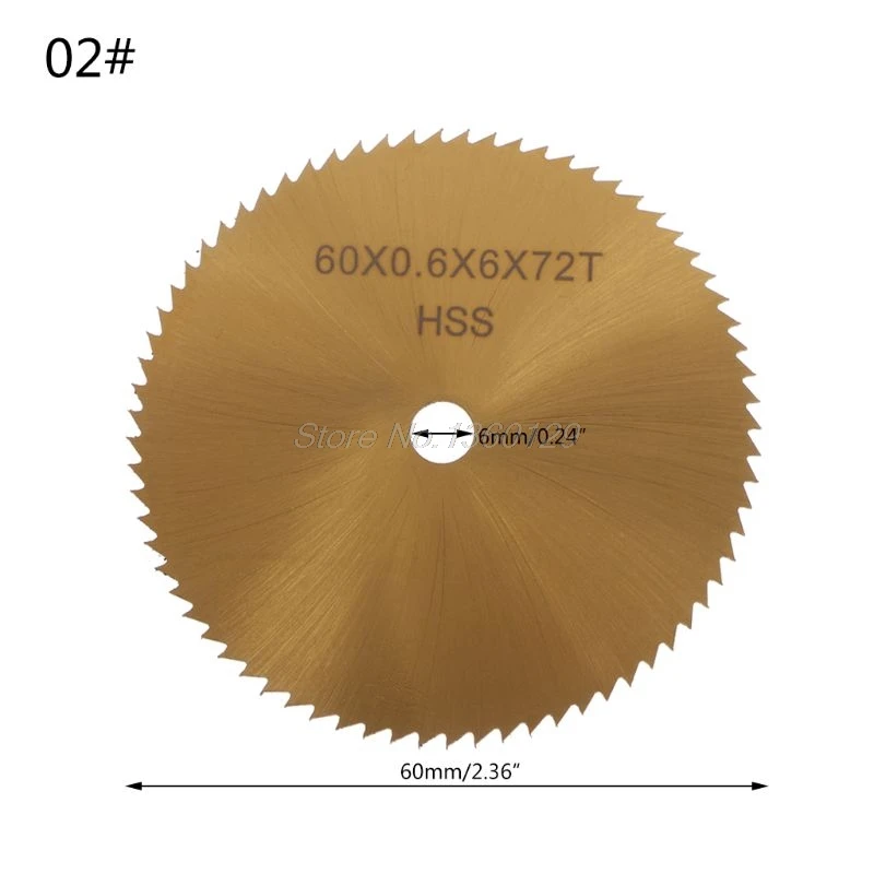 Мини Циркулярный TI-coated HSS пильный диск ультра-тонкий роторный резак инструменты Режущий диск и Прямая поставка
