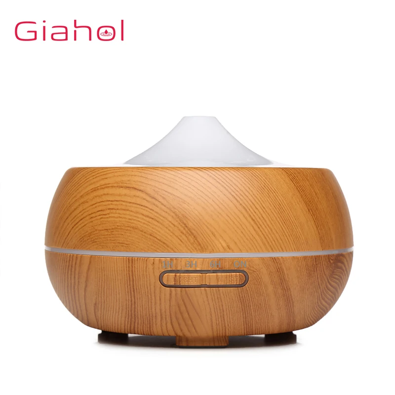 

300ml Aroma Air Humidifier Wood Grain Electric Air Humidifier Ultrasonic Essential Oil Diffuser For Office Home Aroma Treatment