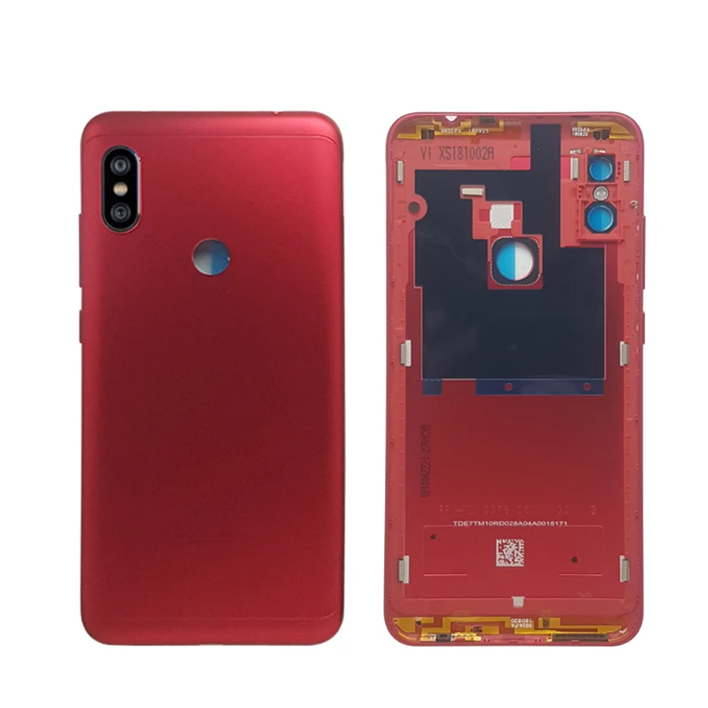 Задняя крышка аккумулятора для Xiaomi Redmi Note 6 Pro Корпус задней двери + держатель