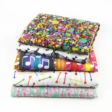 Новинка, 50*145 см, Снова в школу, полиэстер, хлопок, ткань с принтом, швейные стеганые ткани для лоскутного шитья, Рукоделие, сделай сам, c586