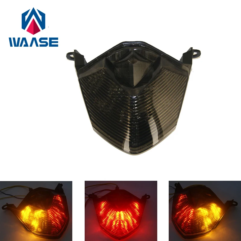 

waase Z750 Motorcycle Rear Tail Light Brake Turn Signals Integrated LED Light For Kawasaki Z750 2007 2008 2009 2010 2011 2012