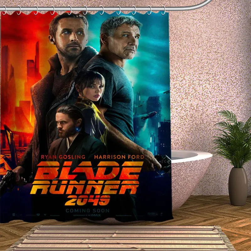 Blade Runner 2049 Shower Curtain Eco friendly Modern Fabric polyester