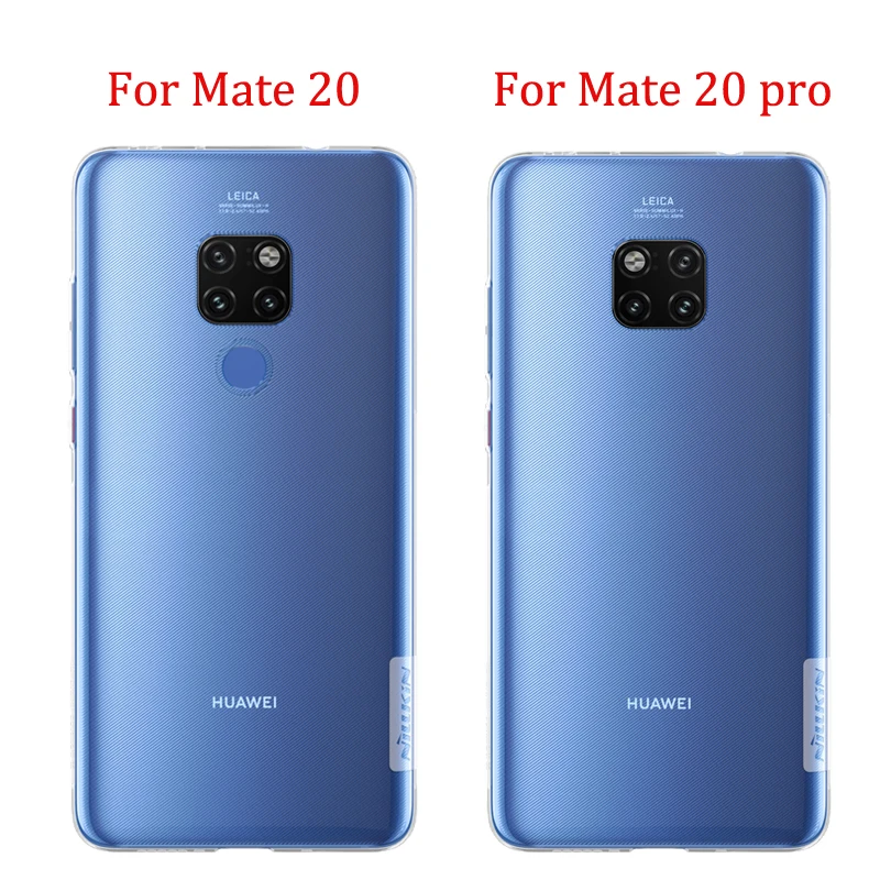 Чехол для huawei mate 20/mate 20 pro NILLKIN Nature TPU прозрачный мягкий чехол задняя крышка с розничной доставкой посылка