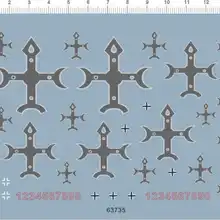 Warmachine Menoth модель комплект водяная наклейка