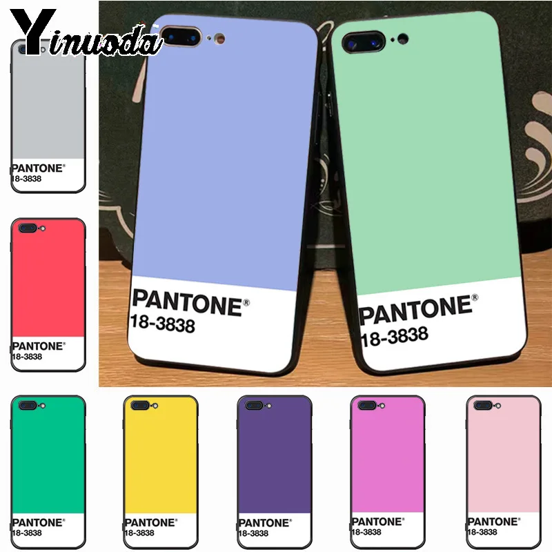 

Yinuoda Caliente Pantone Top Detailed Popular Phone case for Apple iPhone 8 7 6 6S Plus X 5S 11pro SE 5C case Cover