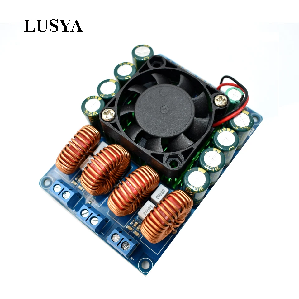 Lusya TAS5630 2X300w стерео двухканальный высокое Мощность класса D Цифровой Hifi усилитель