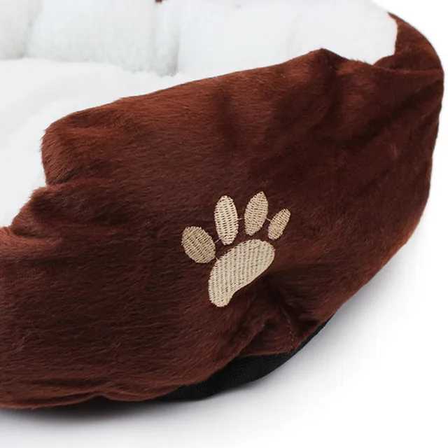 1Pcs 47*38cm Super Cute Soft Cat Bed Winter House for Cat Warm Cotton Dog Pet Products Mini Puppy Pet Dog Bed Soft Comfortable 5