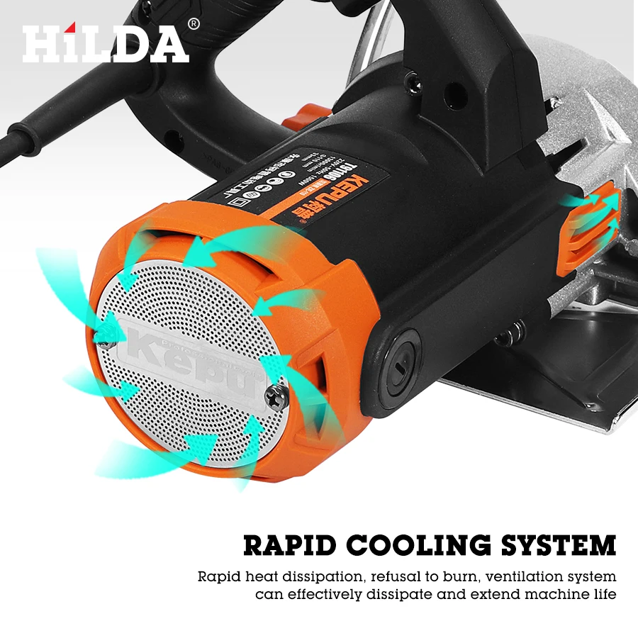 HILDA Electric Circular Saw For Woodworking Multi-function Cutting Machine Household Small Flip Saw Circular 110mm Blade