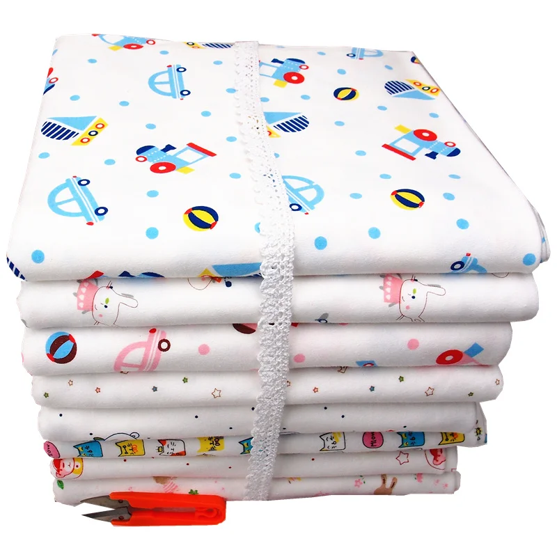 

A Grade Baby Dress Combed Cotton Knit Fabric Patchwork Sewing Material Jersey Fabric Sheets Cover Comfort Material