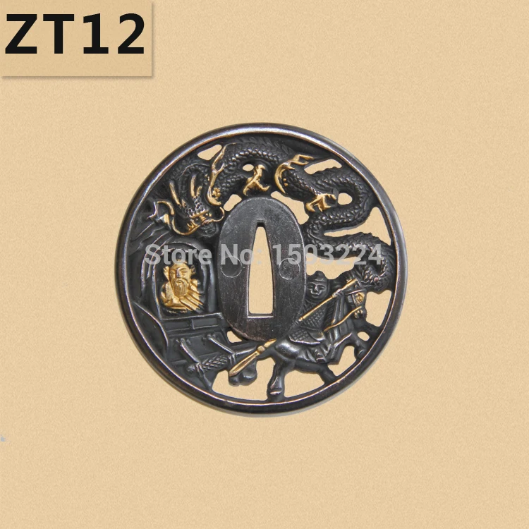 ZT 12 Цинковый Сплав TSUBA menuki японский меч самурайский катана вакидзаси Танто