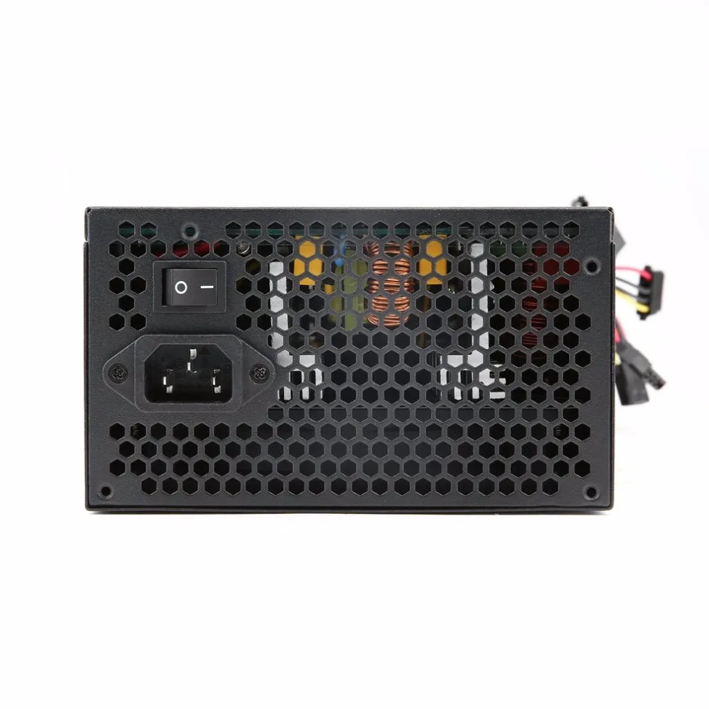 1600W Power Supply For 6 GPU Eth Rig Ethereum Coin Mining Miner Machine with Low Noise Cooling Fan for 370/470/380 / 380X / 480