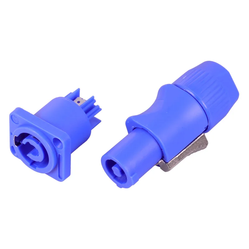 1 комплект мужской и женский 3 контакты Коннектор SpeakON Male Plug & Женский Джек 250 V 20A 3Pin