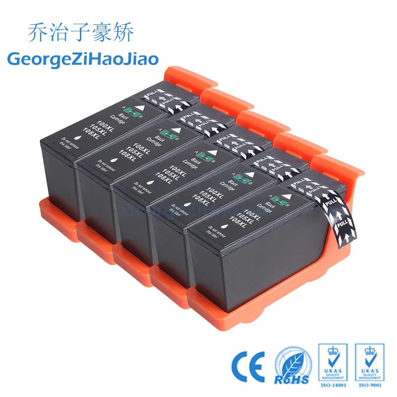 5 X LM100 100XL чернильный картридж совместимый для 108XL Lexmark S305/S405/S505/S605/Pro205/705/805/905