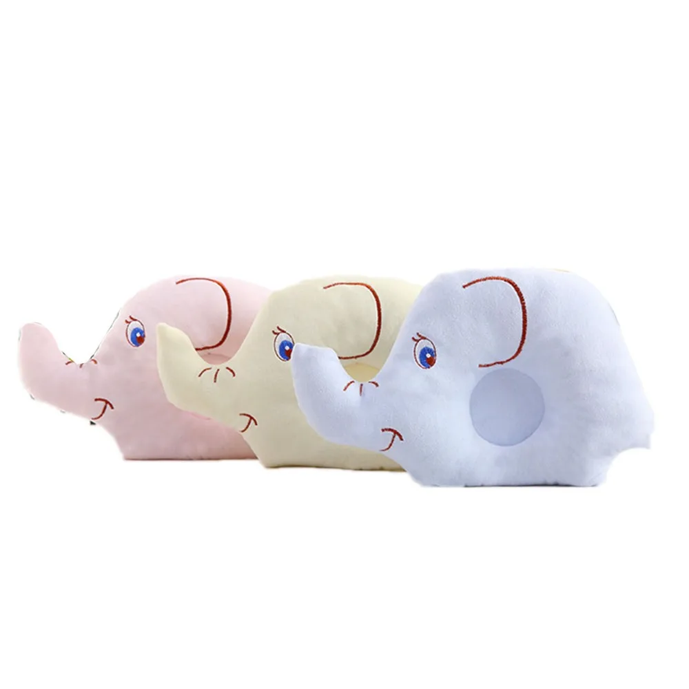 

Support Cushion Prevent Elephant Styling Anti Roll Pillow Gift Pillow Flat Head Sleeping Positioner Cartoon Newborn Baby
