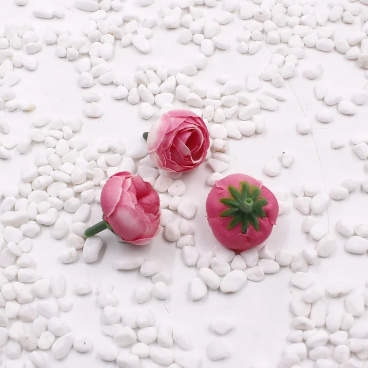 Искусственная чайная Роза Бутон маленький Пион цветок голова Флорес Свадебные украшения венок Скрапбукинг DIY ручной работы искусственные цветы