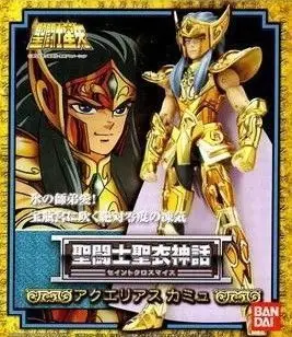 

Bandai versione giapponese di saint seiya myth 1.0 vecchia versione oro di saint aquarius camus in metallo