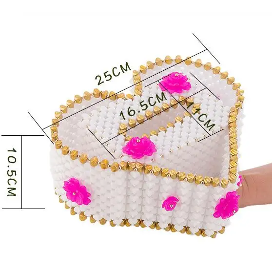 Коробка для бережного приема, коробка для полотенец, коробка для салфеток ручной работы в форме сердца, коробка для рисования