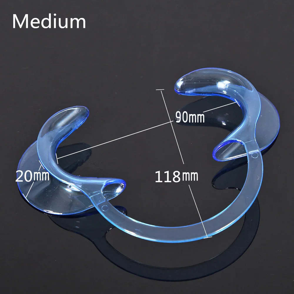 Стоматологические Ретракторы для щек с губами открывалка отбеливание зубов втягиватель большой, средний, маленький - Цвет: Size M