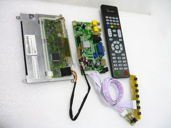 

HDMI+AV+VGA+audio+USB (can play the video) LCD driver board+LTD056EV7F 1280 * 800+an LVDS cable+OSD keyboard+remote controller