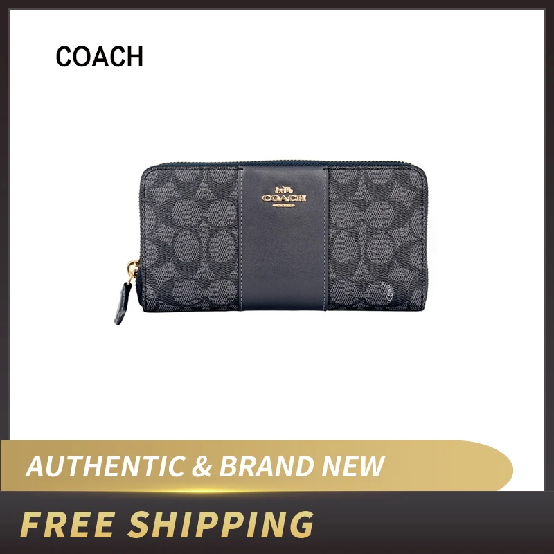 

Coach Accordion Zip Wallet in Colorblock Signature Canvas 31546