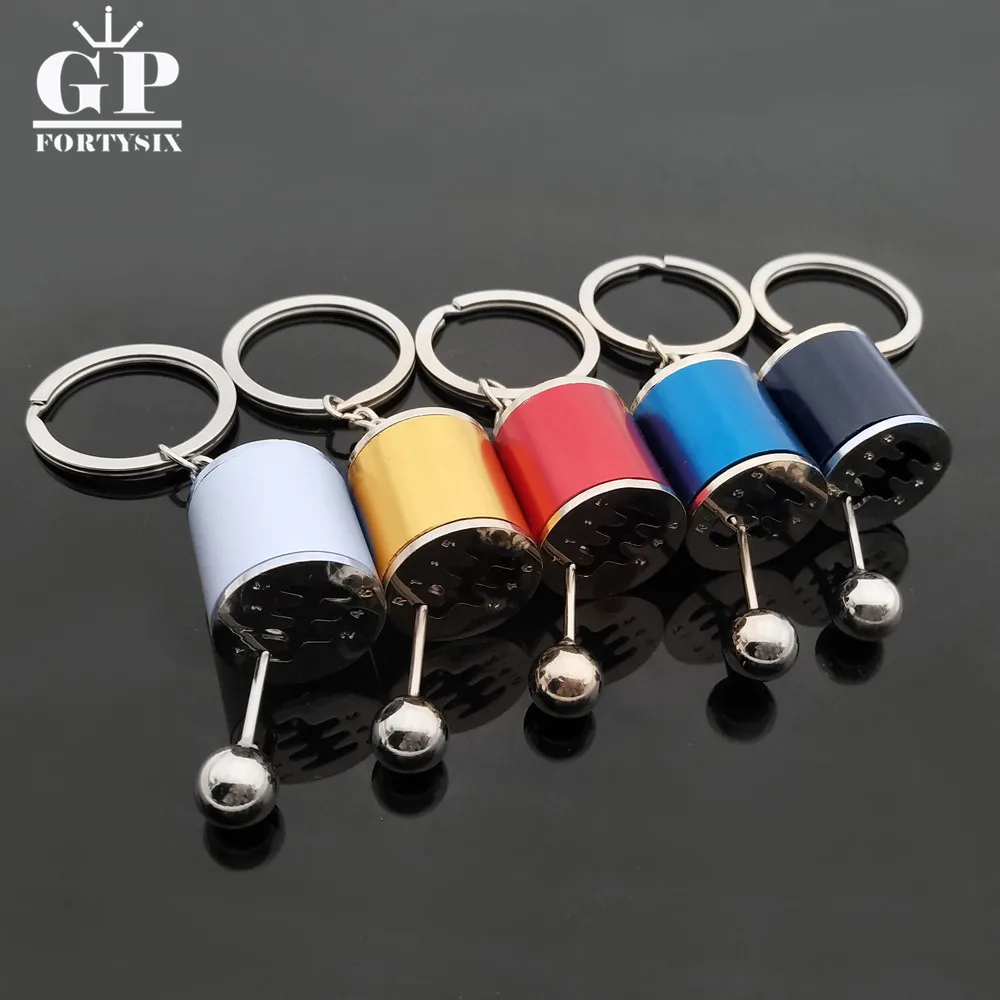 

Car Key Rings Car-styling Gear Knob Gear Shift Gear Stick Gear Box Metal Key Chain Keyfob Car Keyring Gift 2018 Dropshipping