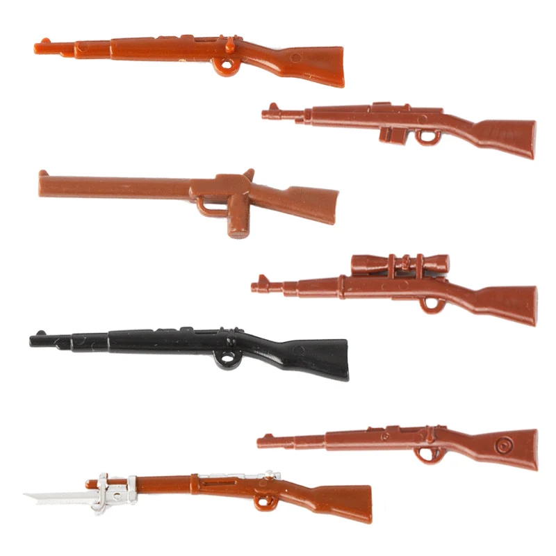 

Wholesale WW2 Army Figures Weapons Pack Building Blocks Military Soldiers Gun Accessories Blocks Brick Toy LegoINGlys City