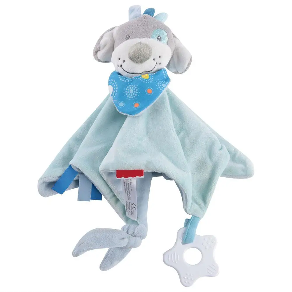 Мягкое плюшевое полотенце для младенцев, мягкое плюшевое комфортное полотенце, одеяло для безопасности, детские игрушки, успокаивающее полотенце для ухода за ребенком - Цвет: Dog