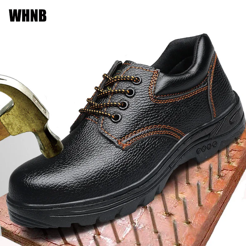 Защитная обувь Мужская Рабочая обувь со стальным носком и нескользящей подошвой износостойкая нескользящая обувь мужская обувь zapatos de seguridad