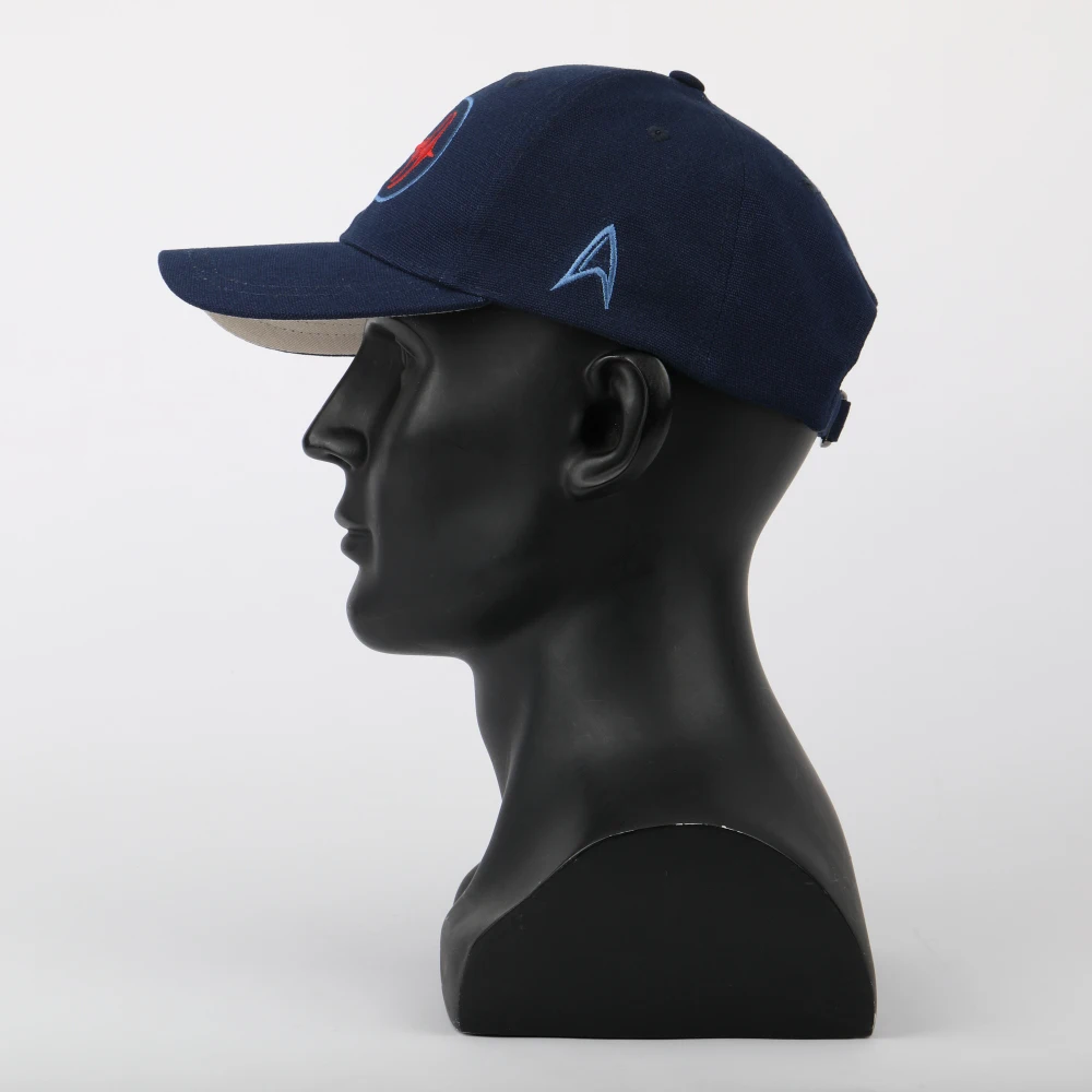 11 Star Trek Deep Space Nine Hat Niners Logo Embroidery Baseball Cap Sun Hat Star Trek Costumes Cosplay Props (15)