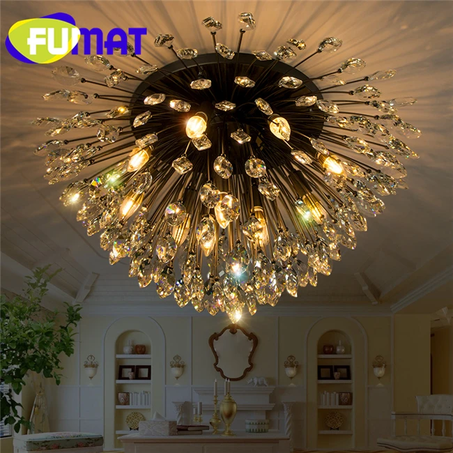 crystal peacock ceiling light 5