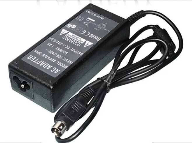 24V 2.5A AC Adapter Power Supply Charger For NCR RealPOS 7197 POS Thermal Receipt Printer |