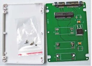 SP Mini pcie mSATA SATA II SATA III SSD to 2,5 SATA3 адаптер с Чехол, толщина 7 мм