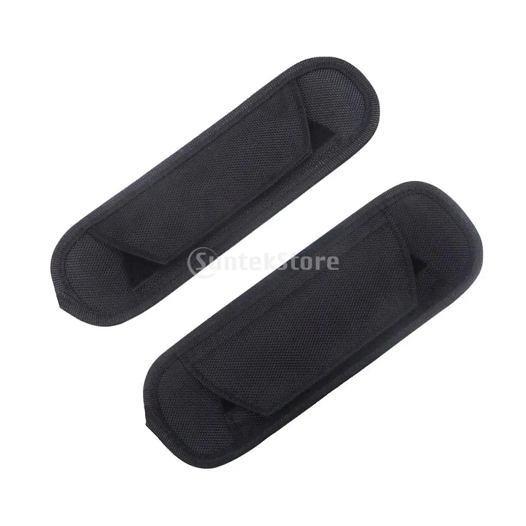 

Memory Foam Shoulder Pad Replacement Long and Super Comfortable for Backpack Bag - Small/Large Size, Black