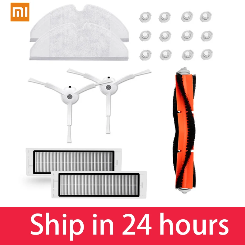 

Original Xiaomi Roborock S50 S51 Robot Vacuum Cleaner 2 Spare Parts Side Brushes Roller Brush HEAP Filter Mopping cloth Dust Box