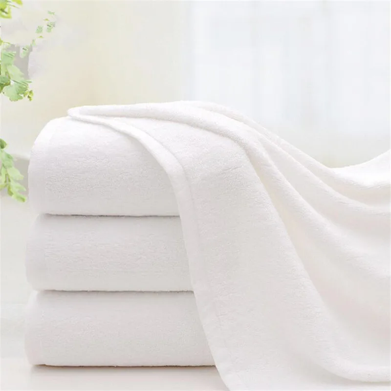 70*140 см чисто белое плотное полотенце для душа для взрослых простые окрашенные твердые полотенца для ванной взрослых Toalla толще Большое пляжное полотенце оптом
