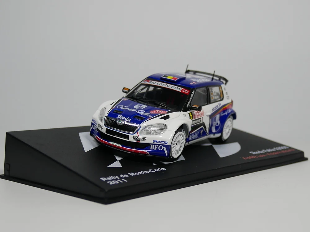 IXO 1:43 Skoda Fabia S2000 #5 Freddy Loix Frederic Miclotte ралли де Монте Карло 2011 литой модельный