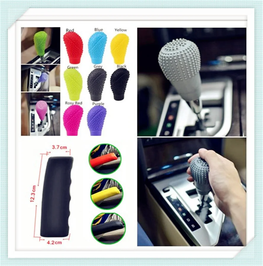 

Auto Oval Shaped Silicone Gear Shift Knob Nonslip Protector for Kia Forte Ceed Stonic Stinger Rio Picanto Niro Soulster No3