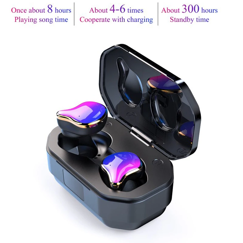

TWS G01 Wireless Earbuds Bluetooth 5.0 Earphones IPX6 Waterproof Hifi Subwoofer Stereo Binarual Touch Control Headset
