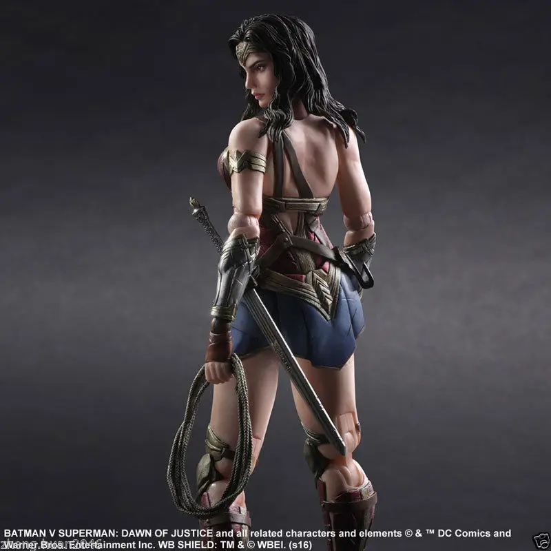 Play Arts Kai DC Comics Film Super Hero Batman VS Superman Dawn Of Justice NO.4 Wonder Woman 25cm A