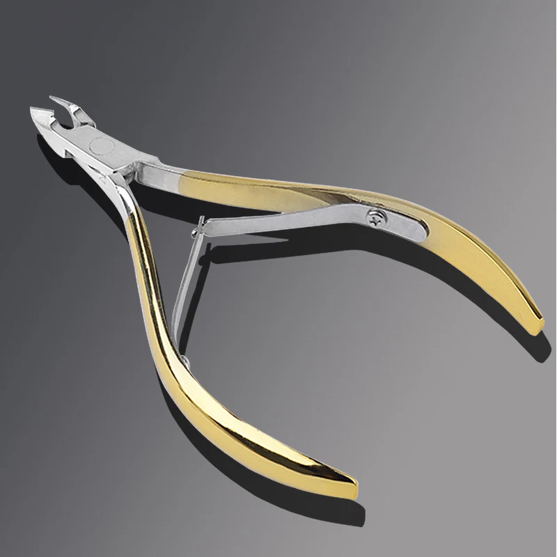 

Nail Cuticle Nipper Trimming Stainless Steel Nail Clipper Golden Cutter Cuticle Scissor Dead Skin Remover Manicure Nail Art Tool