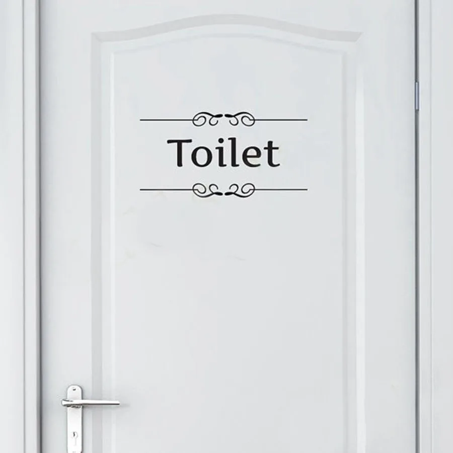 Free-shipping-Vintage-Wall-Sticker-Bathroom-Decor-Toilet-Door-Vinyl-Decal-Transfer-Vintage-Decoration-Quote-Wall