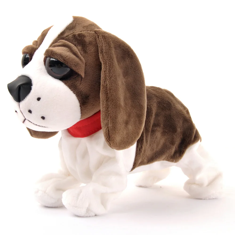 Дропшиппинг 30 см Голосовое управление Интерактивная собака Электронная ходьба щенок с голосовым управлением умный питомец может ходить и лаять