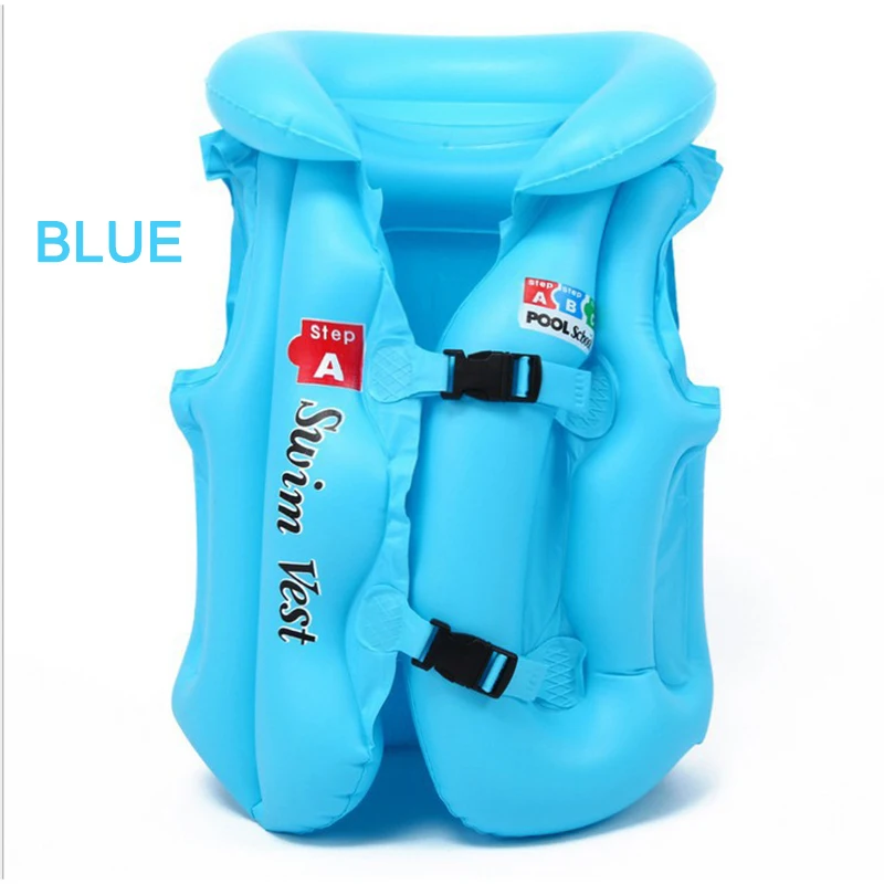 Life Vest Kids Jacket Swimming Fishing PVC Pool Accessories Ring Water