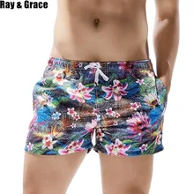 RAY GRACE быстросохнущие летние мужские пляжные шорты Siwmwear мужские s бордшорты трусы мужские дышащие плавки Плавки пляжная одежда