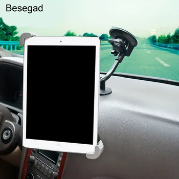 

Besegad Car Tablet Holder Adjustable 360 Degree Rotating Auto Tablet Holder Stand for iPad mini 2 3 4 Size 7-10.5 inch Tablet