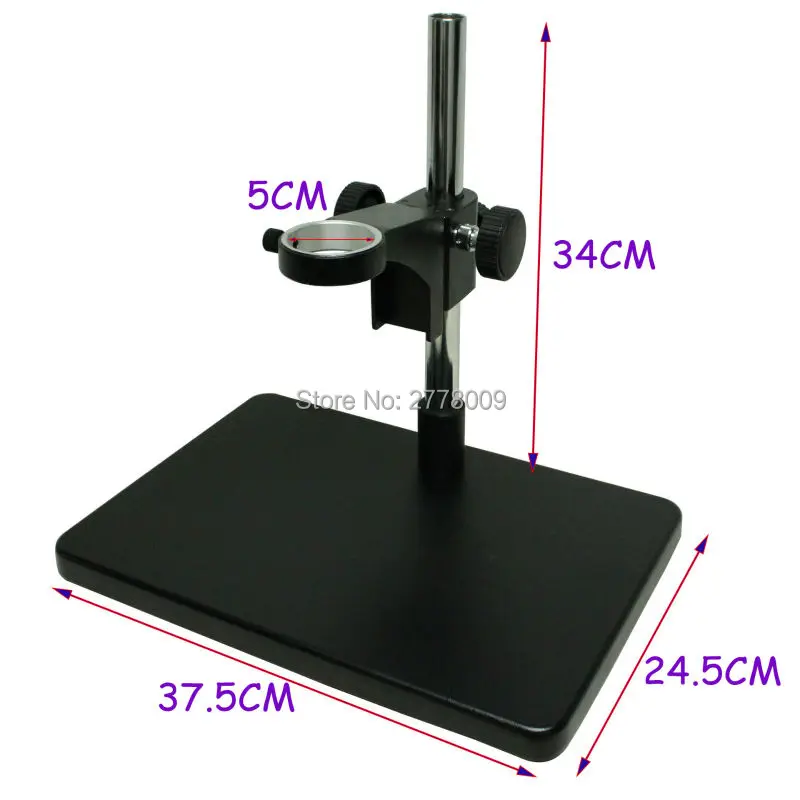 Большой размер сверхмощная Регулируемая Стрела большая стерео подставка для стола 50 мм кольцо держатель для лабораторная промышленность микроскоп камера