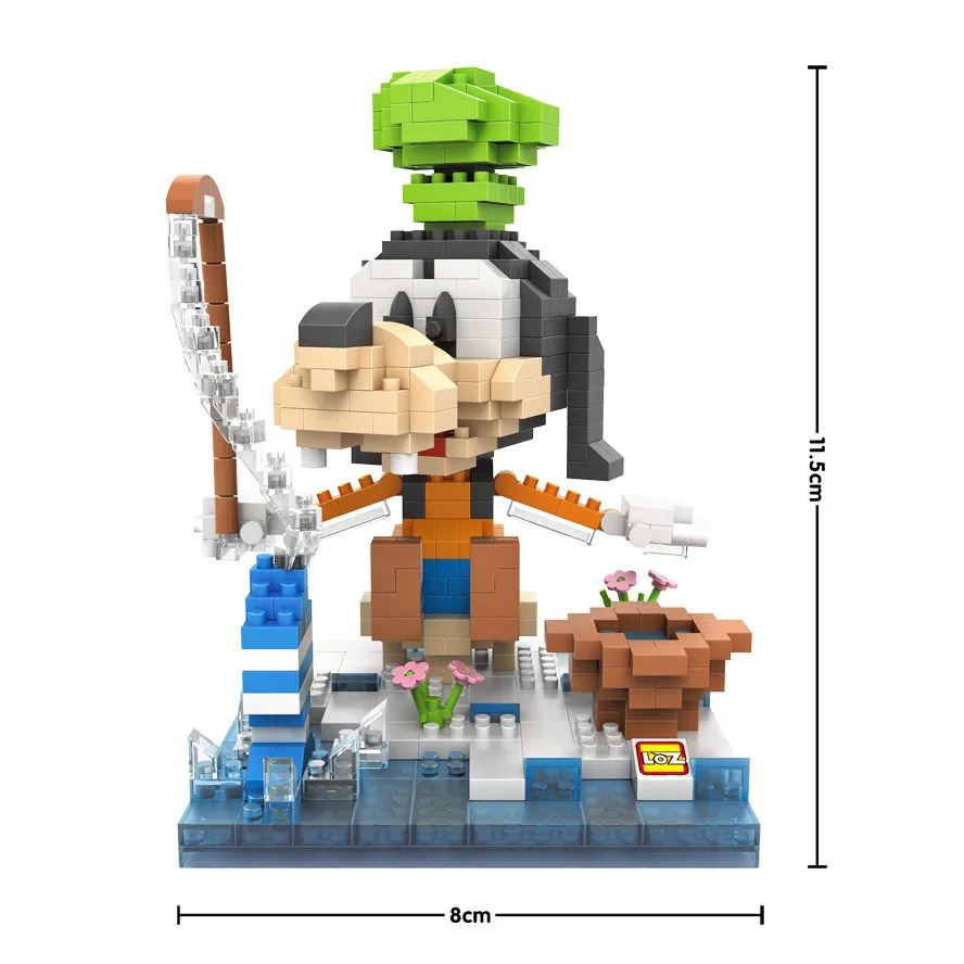 LOZ Mini Blocks Cartoon Mickey Nanoblocks Goofy DI...