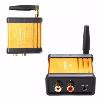 

HIFI-Class bluetooth 4.2 Audio Receiver Amplifier Car Stereo Modify Support APTX Low Delay Red/Yellow Color Random