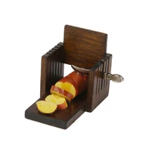 Новинка; Лидер продаж деревянный кукольный домик нож для хлеба r кукольный масштаб 1:12 нож для хлеба Кухонный для завтрака Аксессуары для выпечки поставляет инструменты