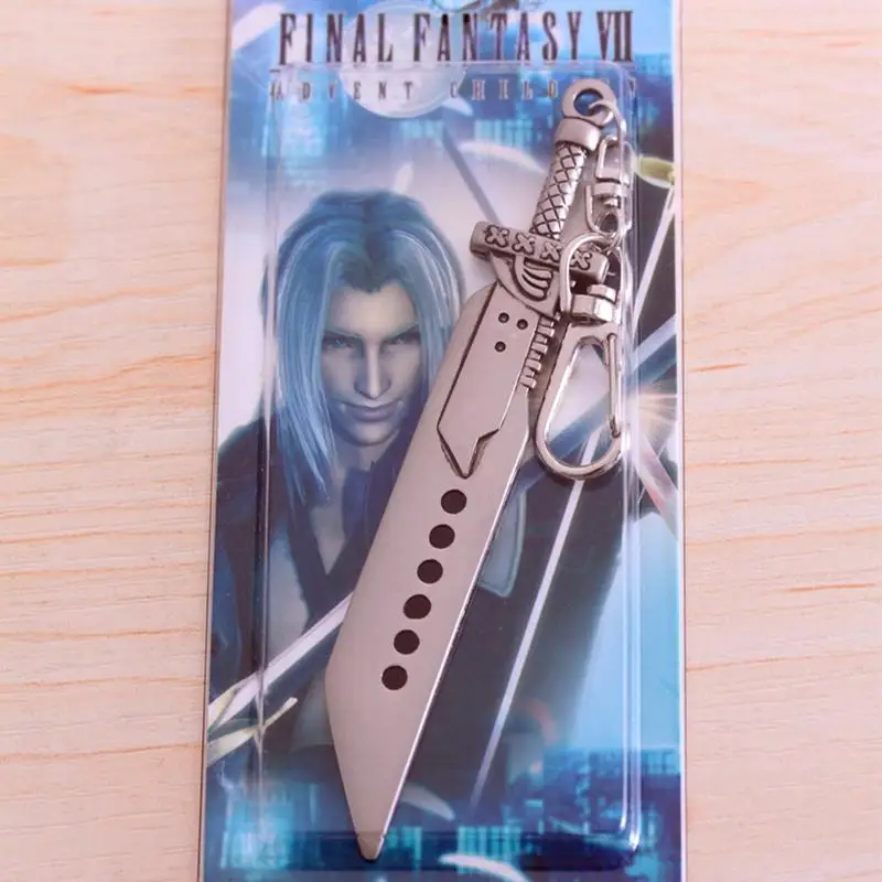 Pameng Fashion Final Fantasy FF7 Cloud Sword Keychain blade key chain